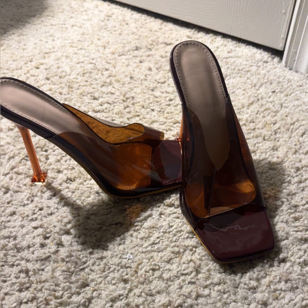 Cognac color shoe